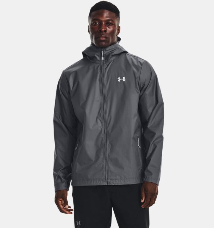 언더아머 포프런트 레인 재킷 바람막이 운동복 트레이닝복 1321439 013