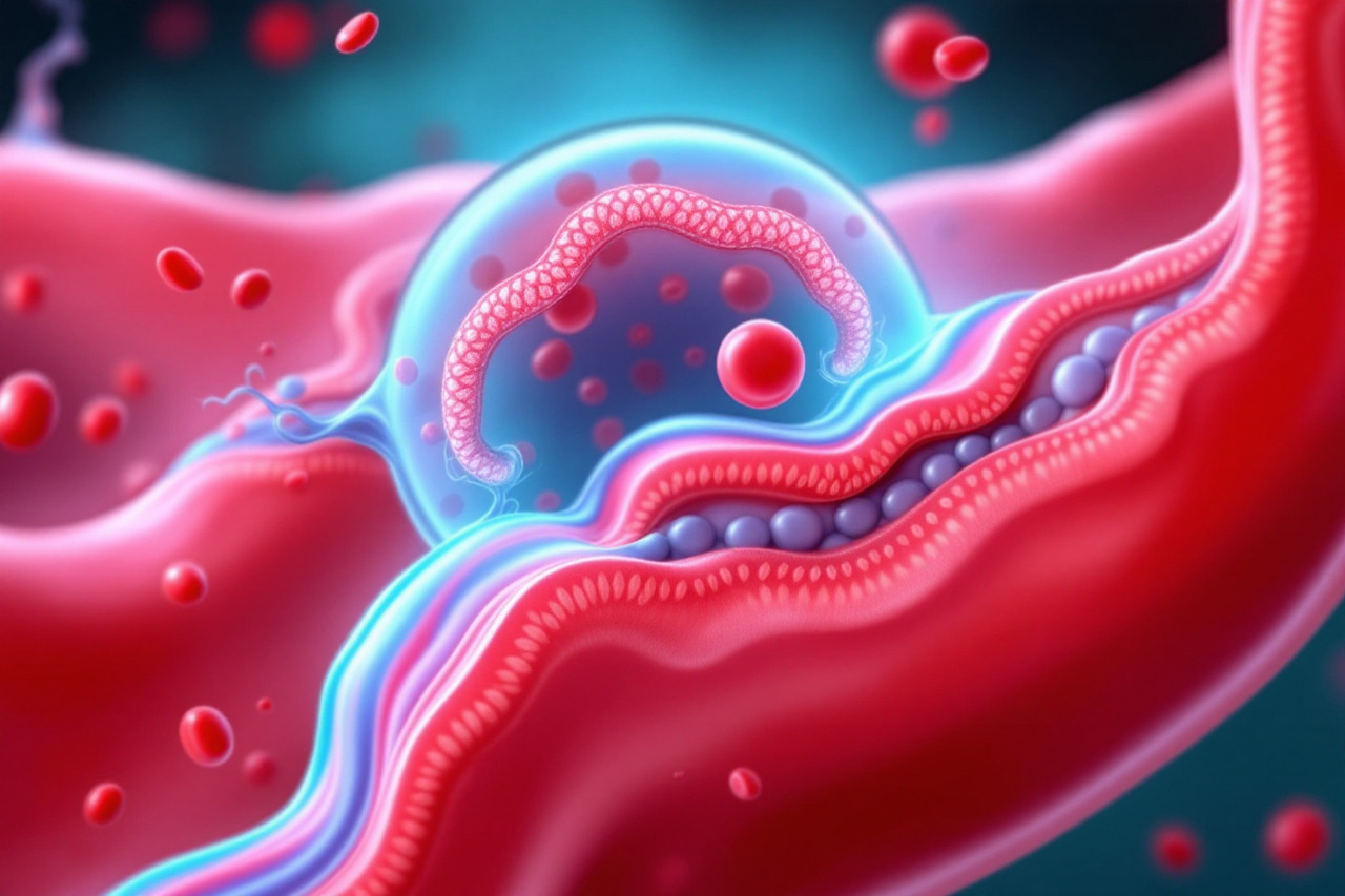 혈관을 떠다니는 혈전