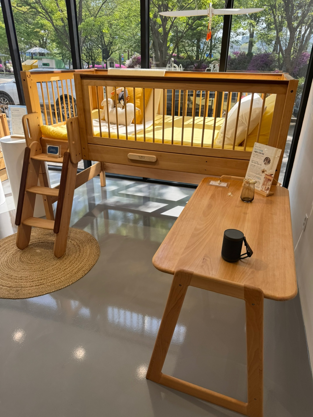 숲소리 매장 침대