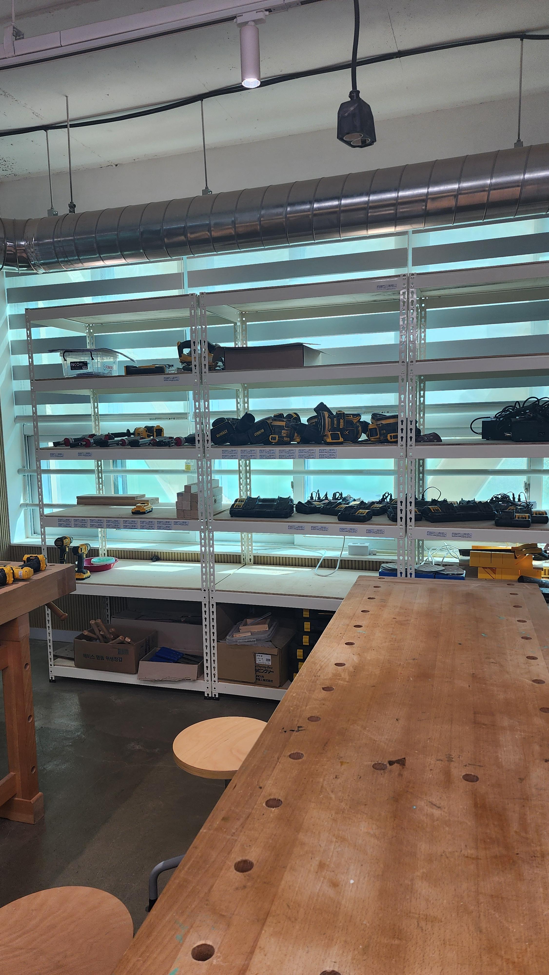 해운대메이커센터 목공 테이블