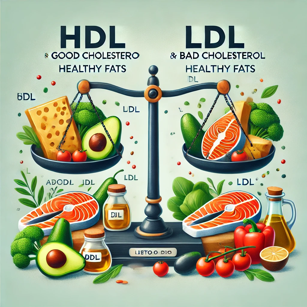 키토식단에서 HDL과 LDL의 변화