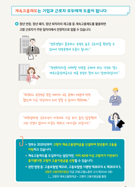 고령자-고용지원금-신청조건-설명하는-사진