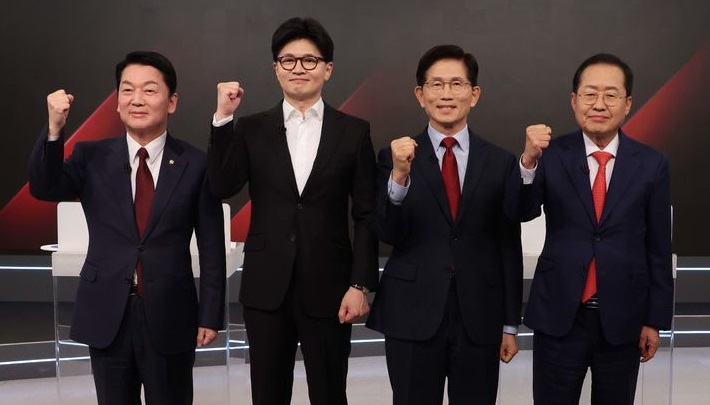 국민의힘 대선 4강 후보