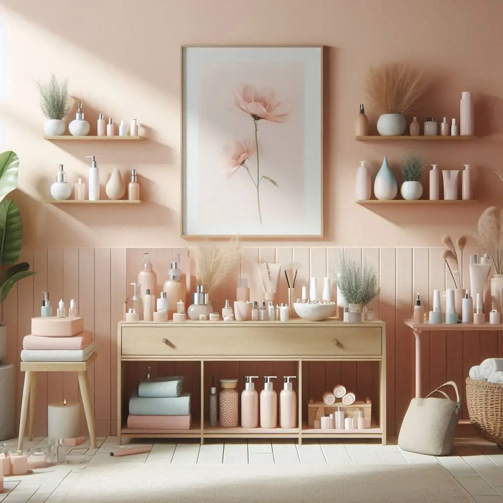 피부,체형관리 샵 배경