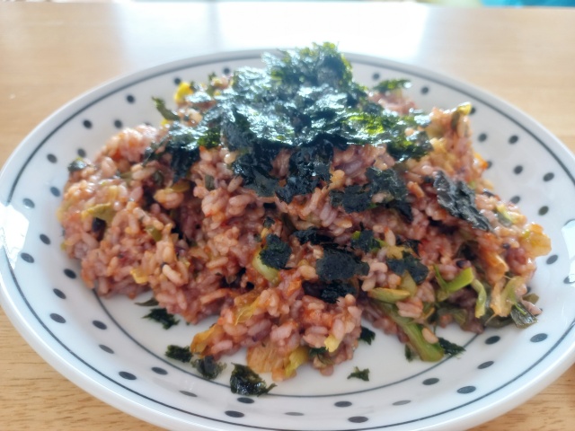 [파김치 요리] 파 머리로 볶음밥 만들기 (feat. 계란찜)