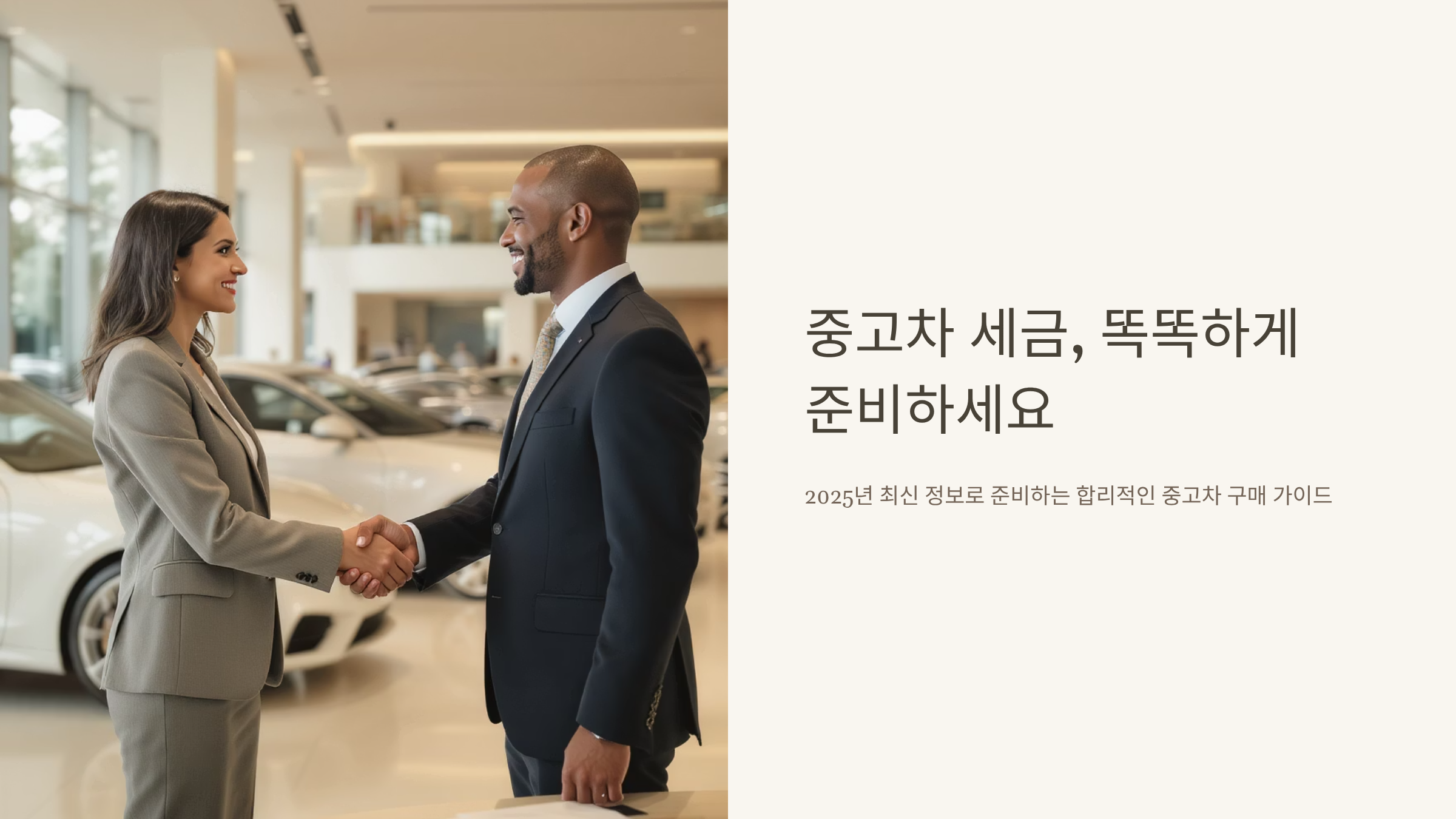 중고차 세금 계산, 2025년 손해 보지 않고 똑똑하게 사는 법