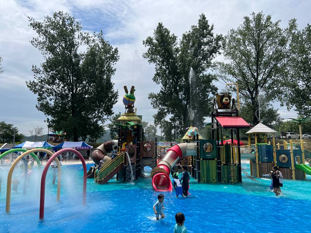 진천 무료 물놀이장 백곡천