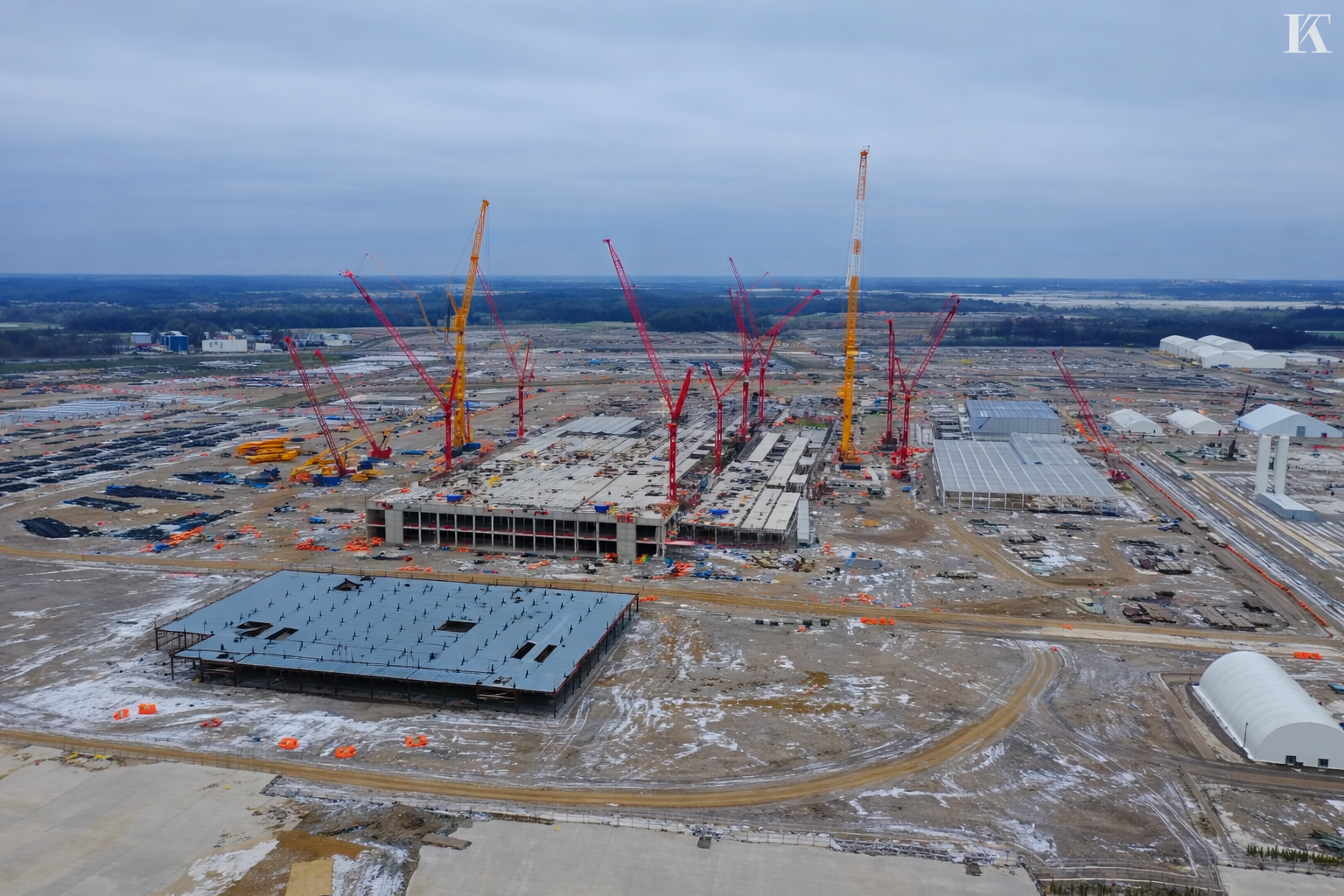 인텔 오하이오주 뉴올버니 메가팹 전경