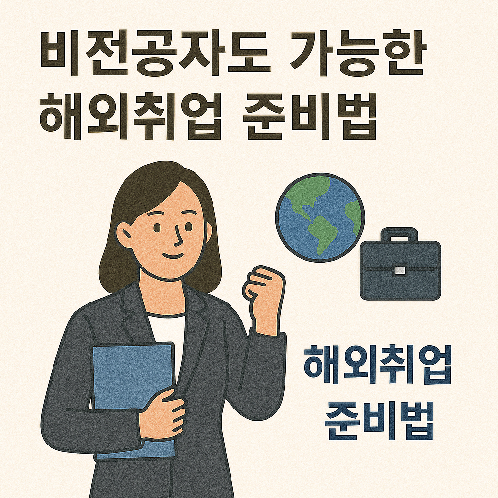 비전공자도 가능한 해외취업 준비법 관련 이미지 사진