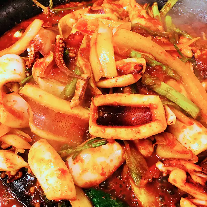 식객 허영만 백반기행 김종민 오징어불고기 오징어 튀김 청담동 맛집