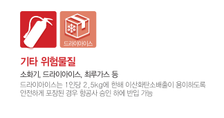 비행기 탑승시 금지물품