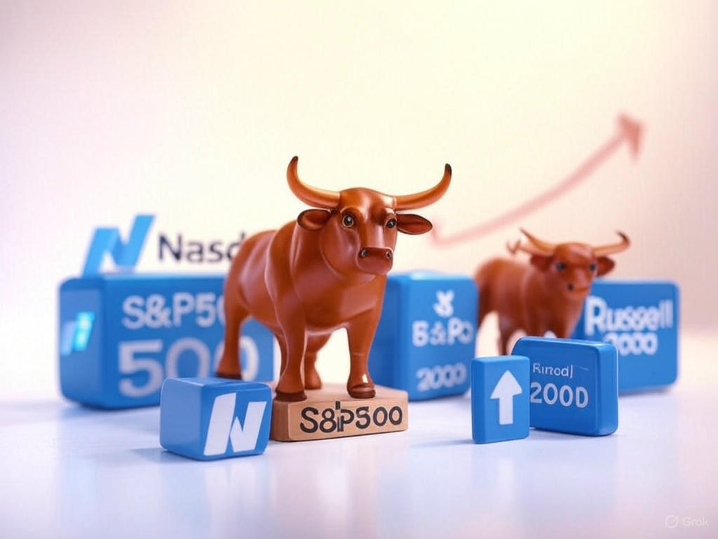 S&amp;P500, 다우, 나스닥, 러셀2000 지수 정리 이미지