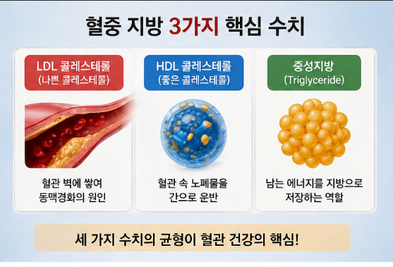 고지혈증 vs 중성지방 차이, 반드시 같이 관리해야 하는 이유