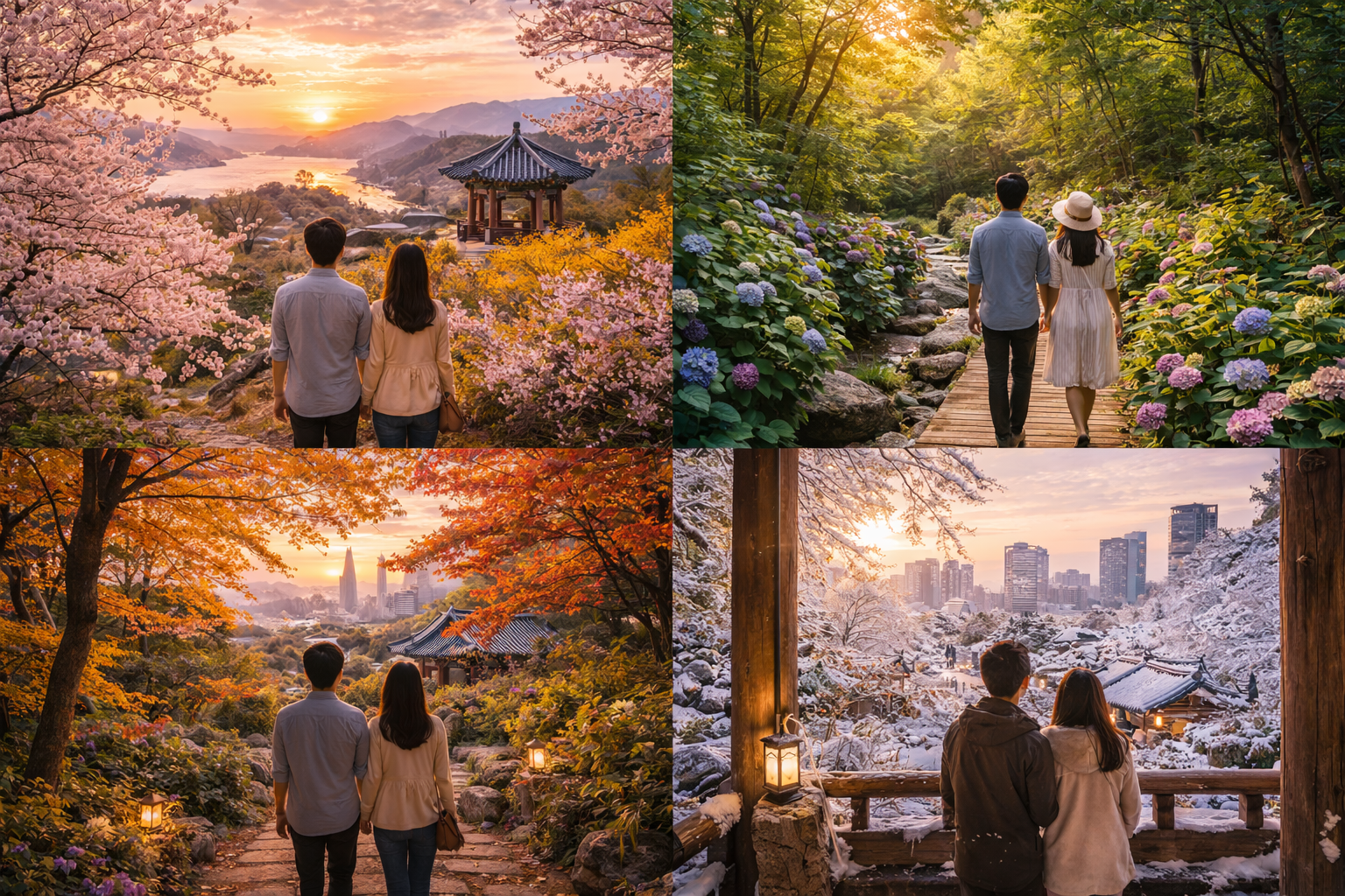 계절별 슬로우 여행 코스|봄·여름·가을·겨울 감성 루트 추천