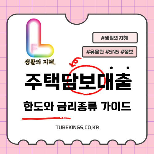 주택담보대출 한도와 금리종류 가이드