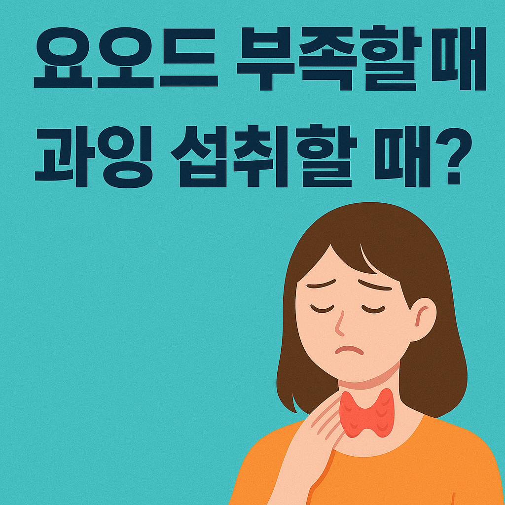 요오드 부족할 때? 과잉 섭취할 때?