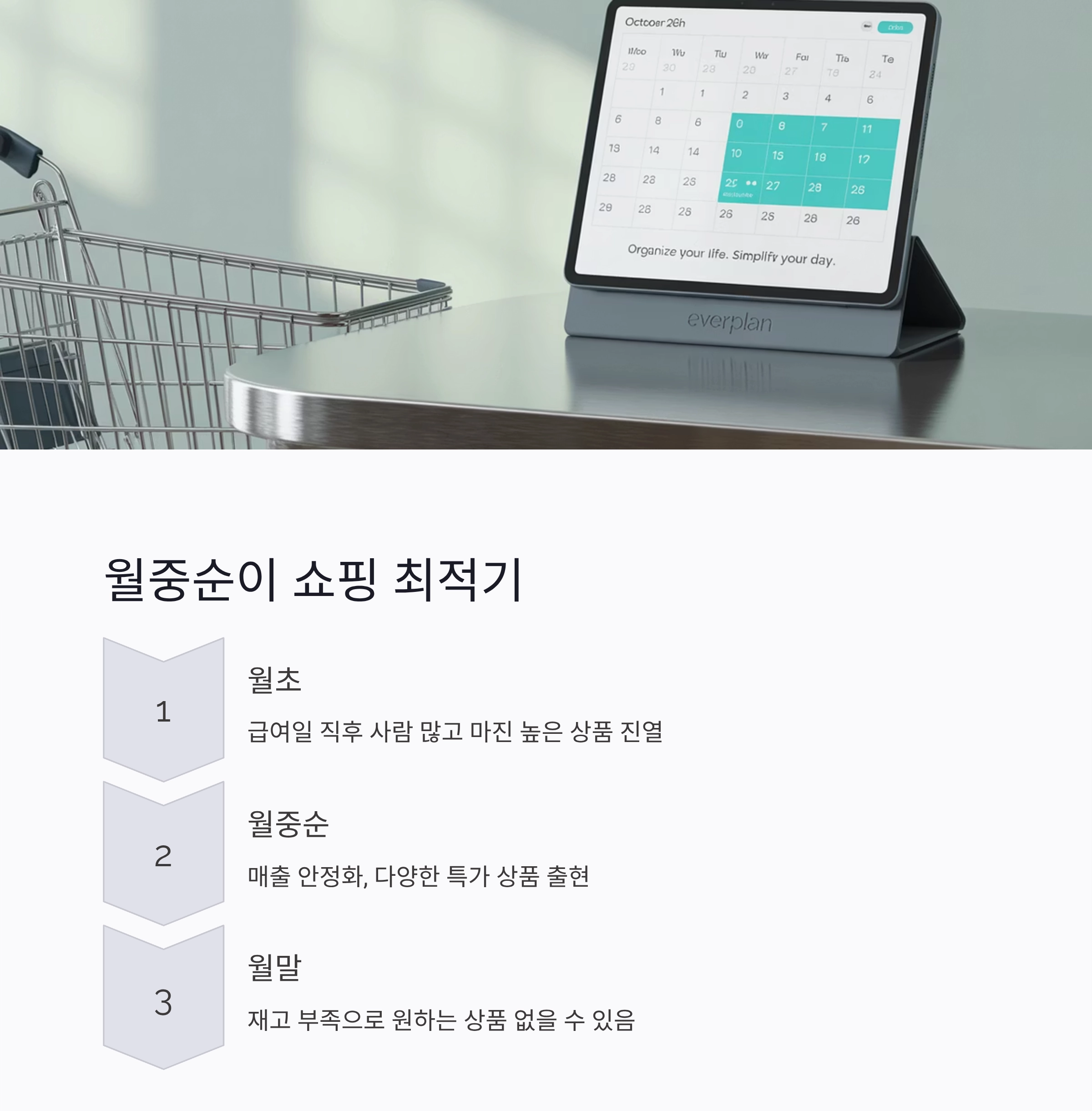 식자재 마트 언제가 제일 쌀까? 요리 초보를 위한 장보기 시간 꿀팁