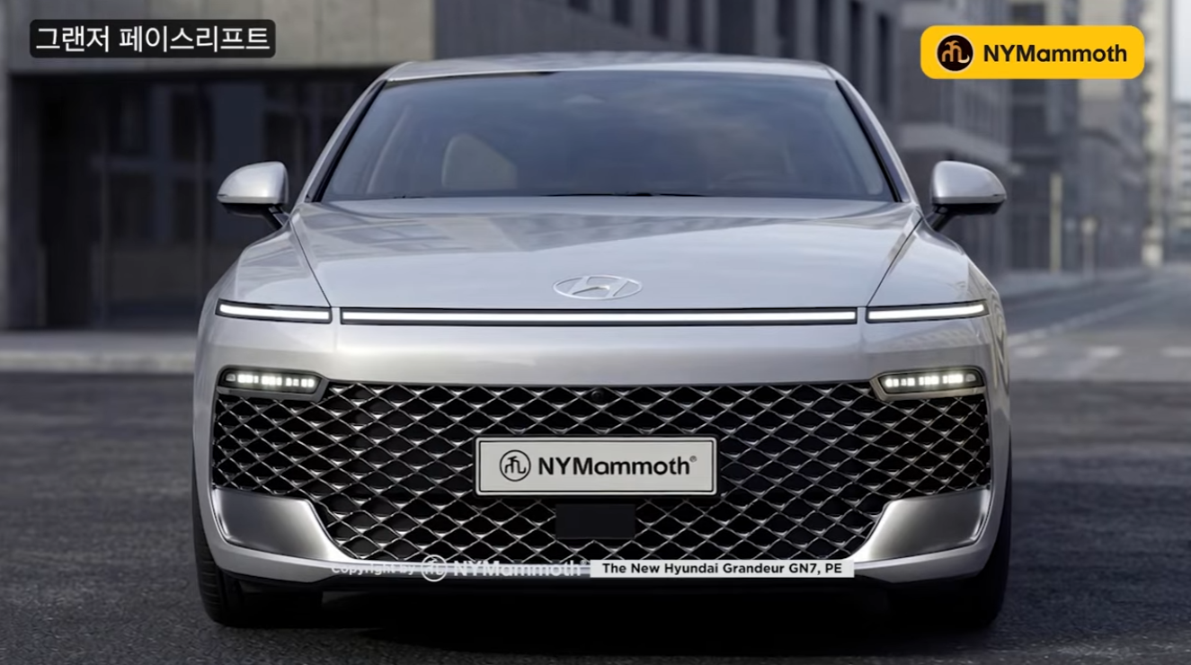 현대자동차 그랜저 페이스리프트 예상도 (출처 : 뉴욕맘모스)