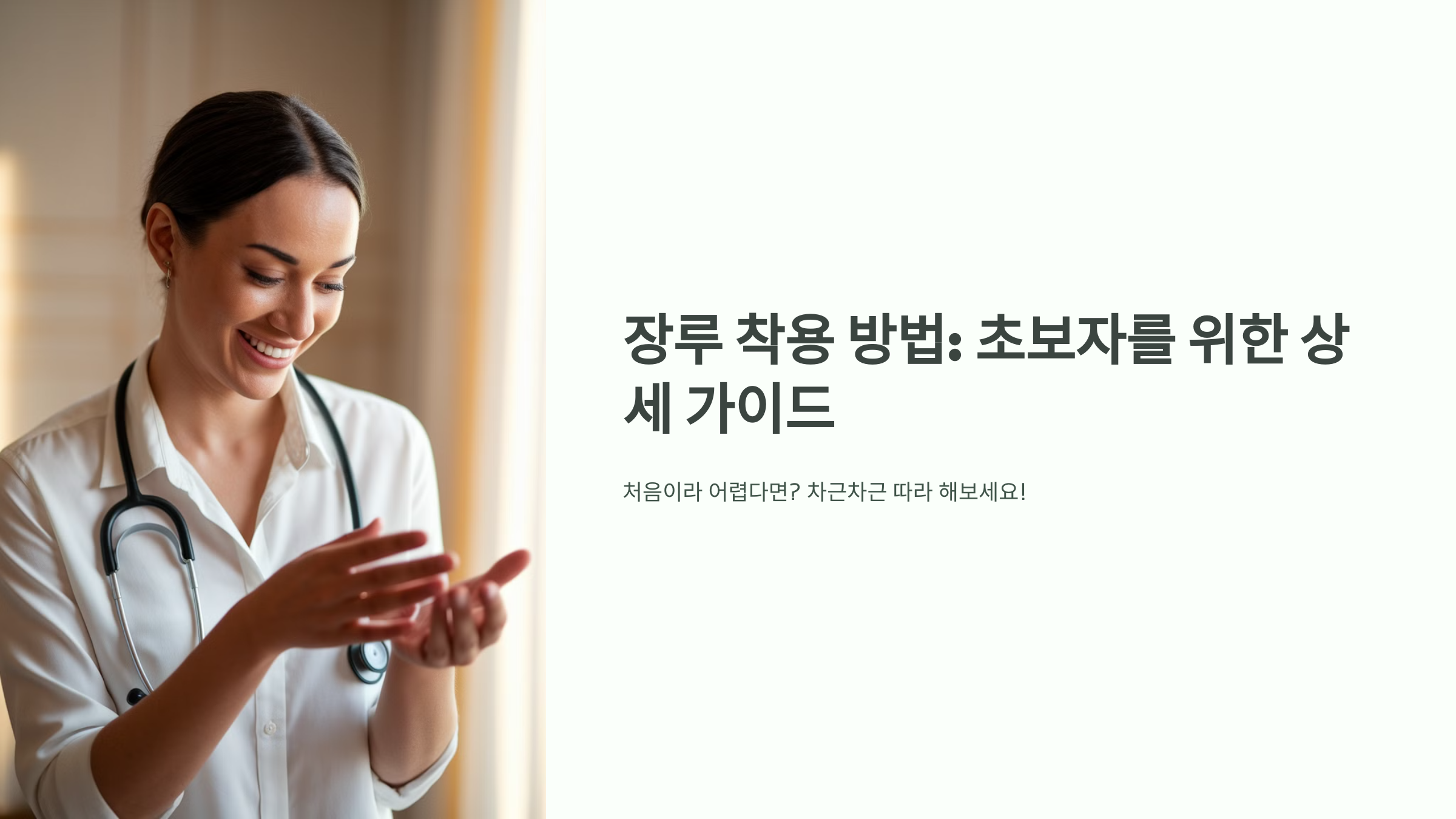 장루착용방업