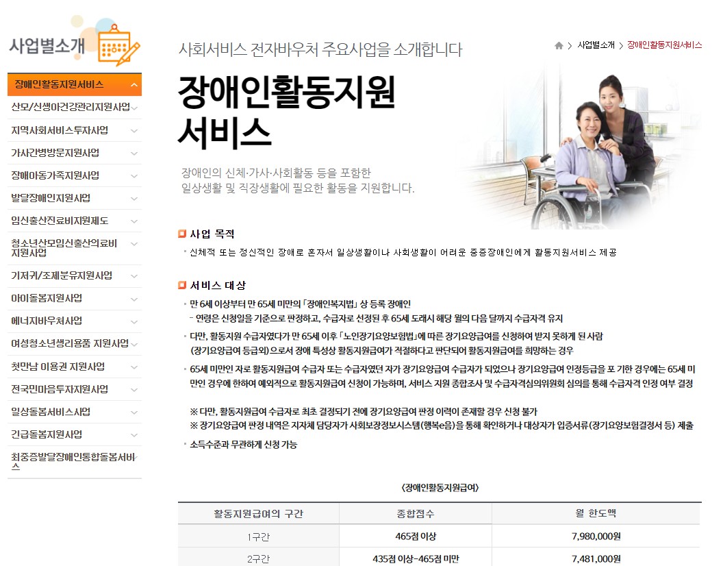 사회서비스 전자바우처