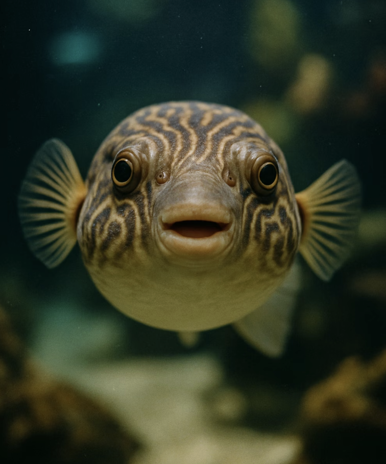 주인의 얼굴을 기억하는 물속 친구