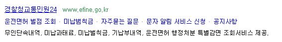 이파인 모바일 주차위반 속도위반 실시간 조회