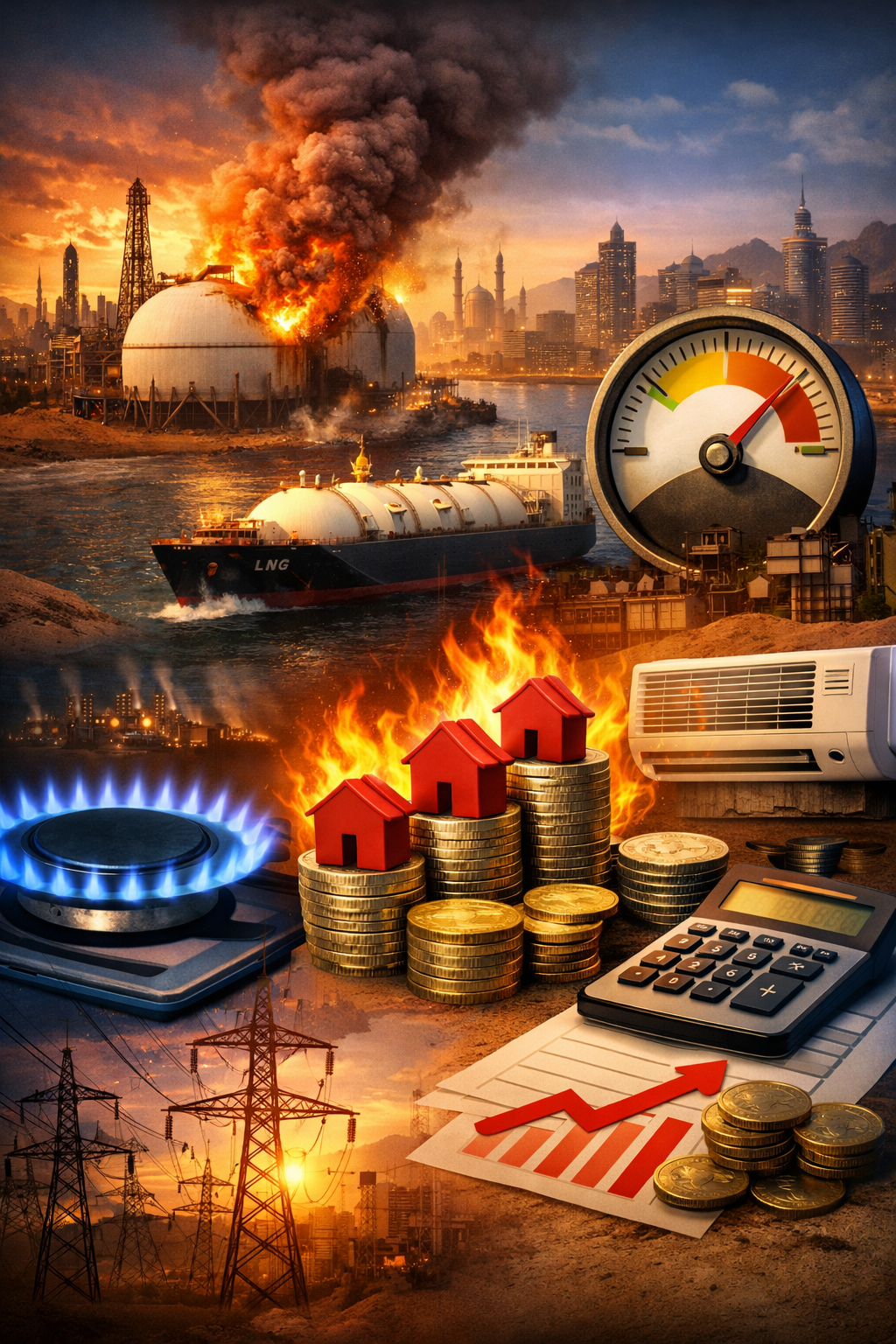 카타르 LNG 공급 차질, 5월 가스요금 인상 현실화? 전기요금까지 영향 총정리 관련 사진