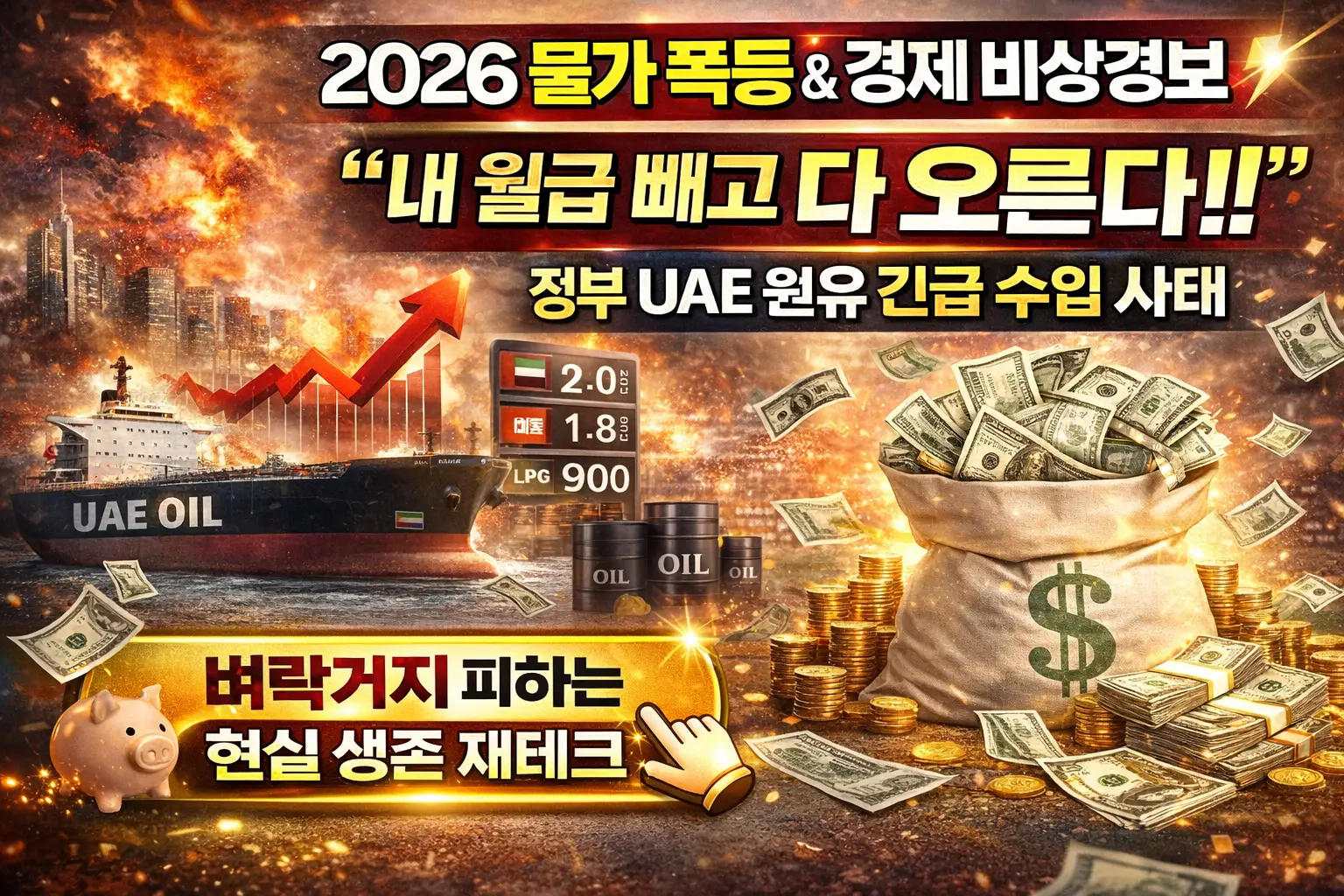 정부 물가 안정위해 원유긴급수입