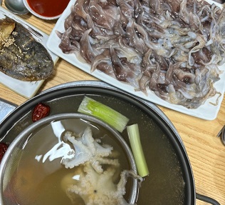 낙지와새조개
