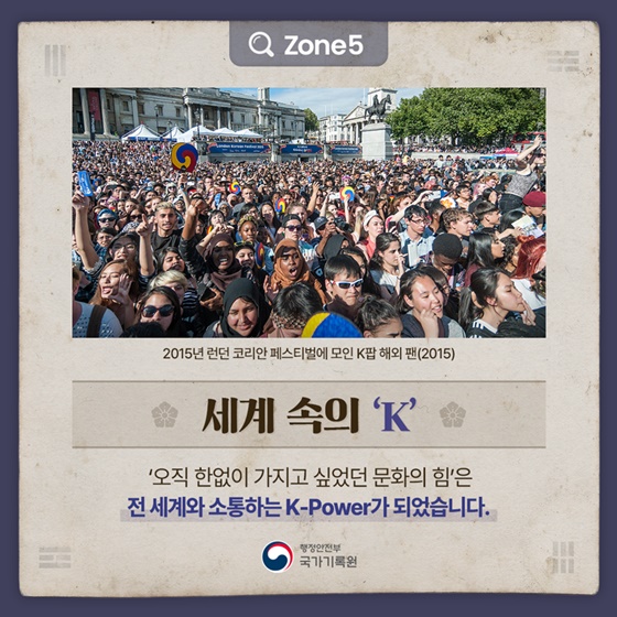 광복80주년 국가기록원 3.1운동 독립정신 한국전쟁 산업화 4.19혁명 6월민주항쟁 K-Power