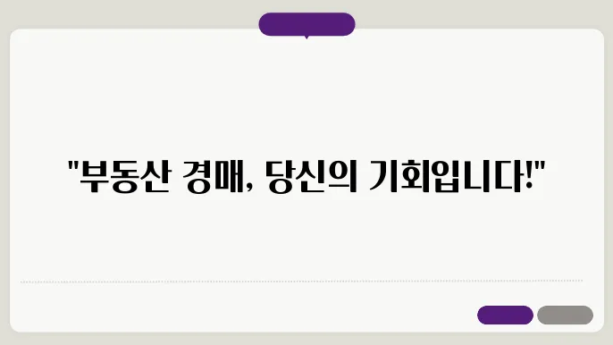 부동산 경매 전문 초보자를 위한 신속 어드바이스