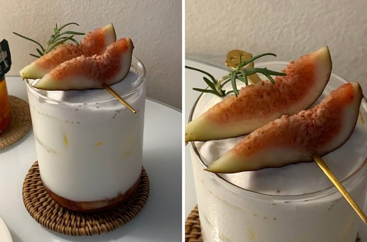 작당모의 무화과 라테