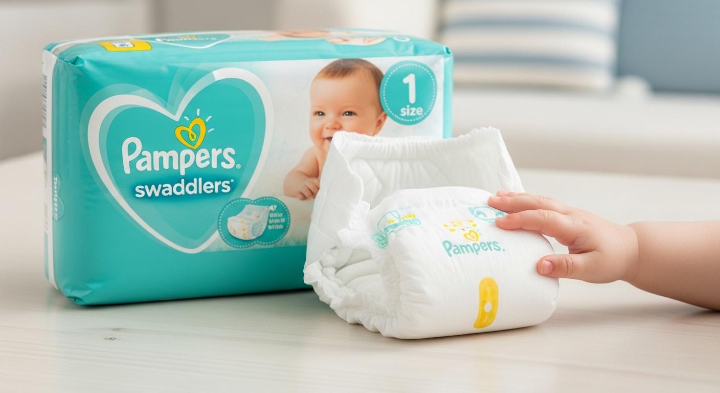 팸퍼스 기저귀 1단계
