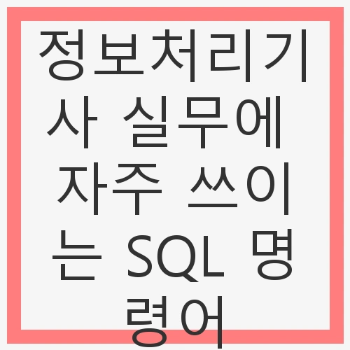 SQL의 기본 구조 이해하기