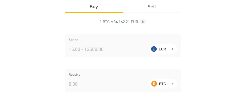 Buy Crypto with Debit/Credit Card