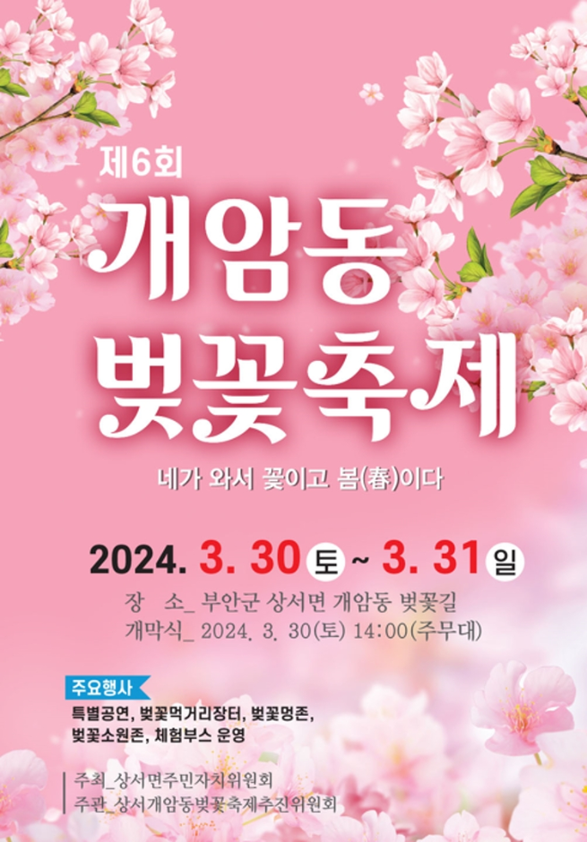 개암동 벚꽃축제