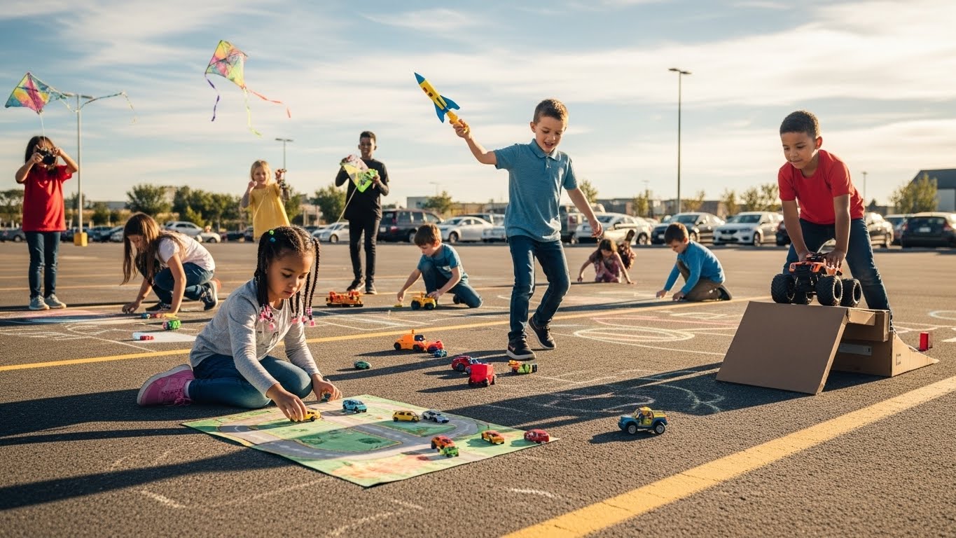  주차장 놀이 키저스 믹스시티 주차타워