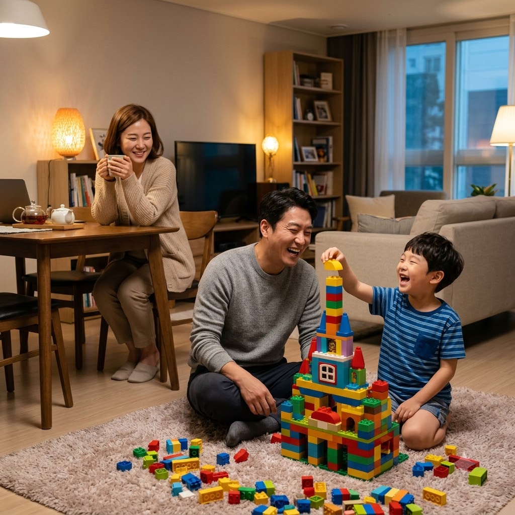[자녀 교육] 학원보다 강력한 '아빠 놀이'의 기적, 10년 연구가 밝힌 뇌 발달 비밀