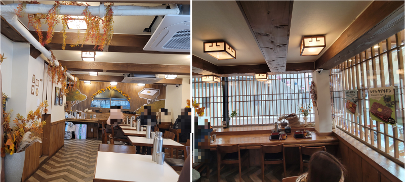 히사시돈부리 매장 내부