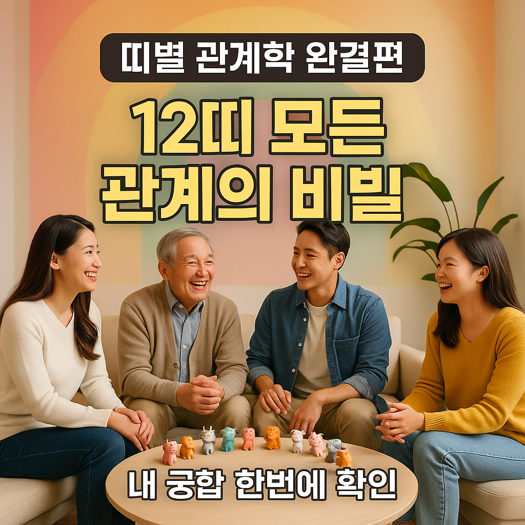 띠별 인간관계학 시리즈 모음집