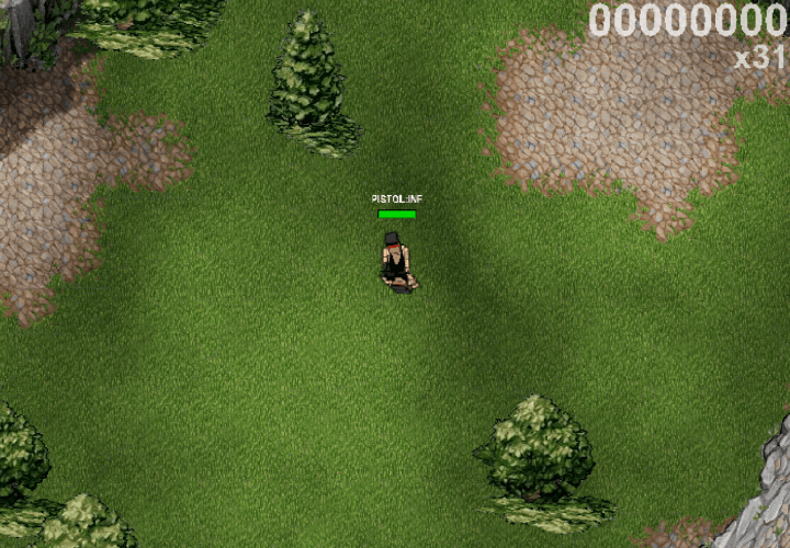 박스헤드-좀비워-플래시게임-시작-화면