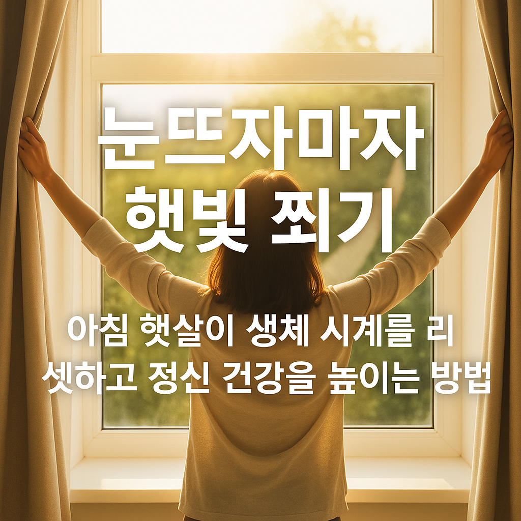 아침 햇살이 생체 시계를 리셋하고 정신 건강을 높이는 방법
