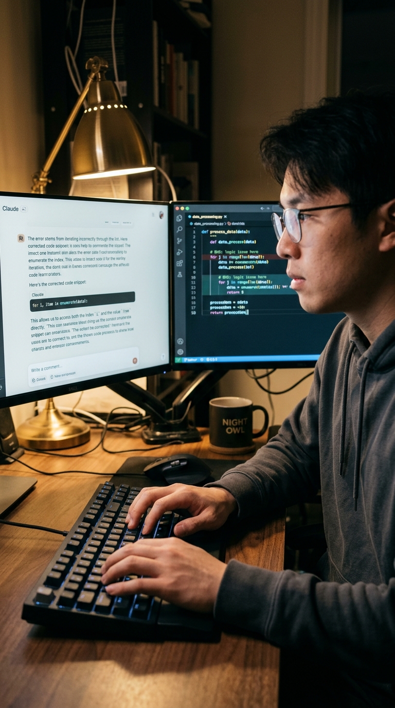 개발은 모르지만 Claude에게 물어보며 코드 구조를 파악하고 배포까지 성공했다.