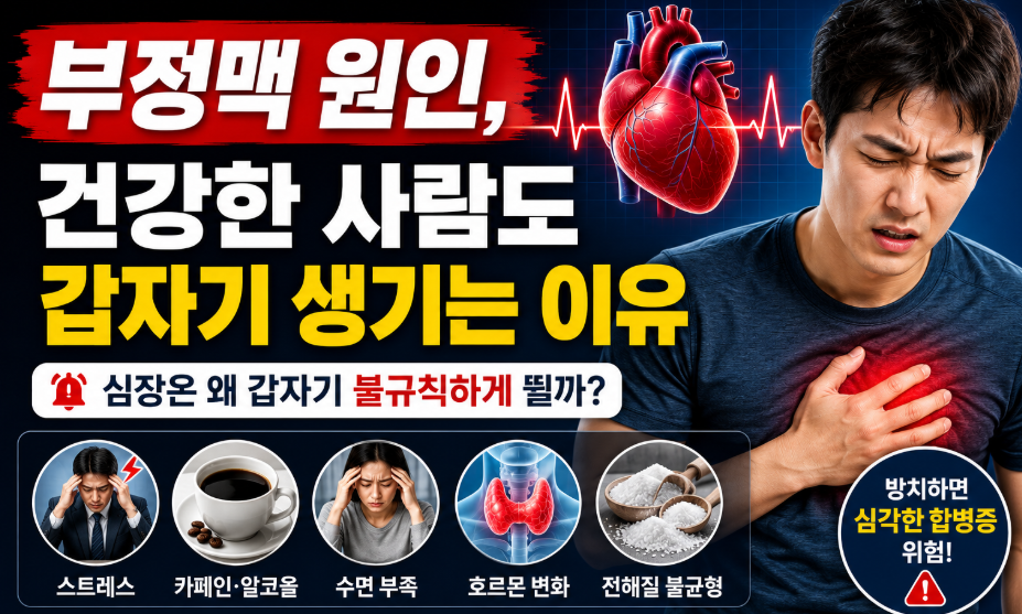 건강한 사람도 부정맥 조심해야 하는 이유