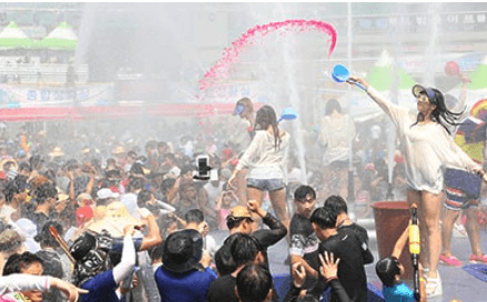 정남진 장흥 물축제