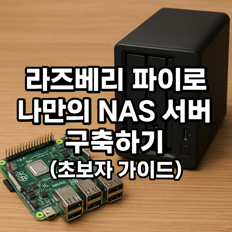 라즈베리 파이로 나만의 NAS 서버 구축하기 (초보자 가이드)