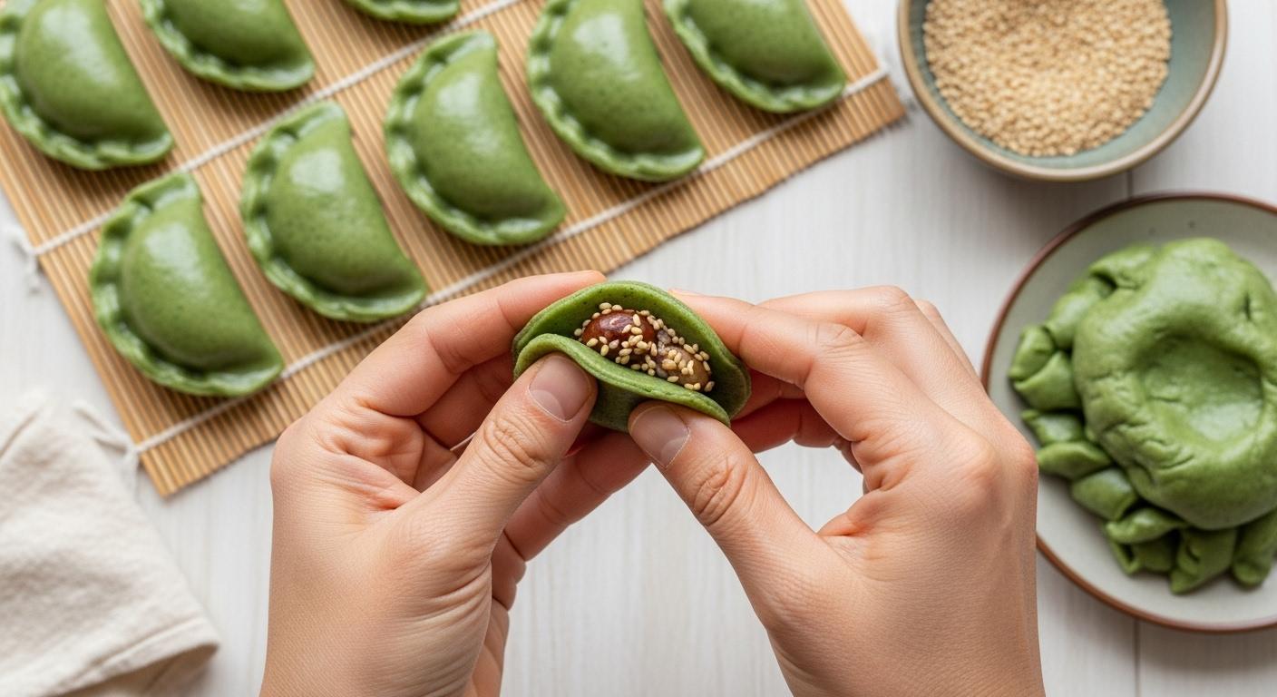 모시송편 만들기