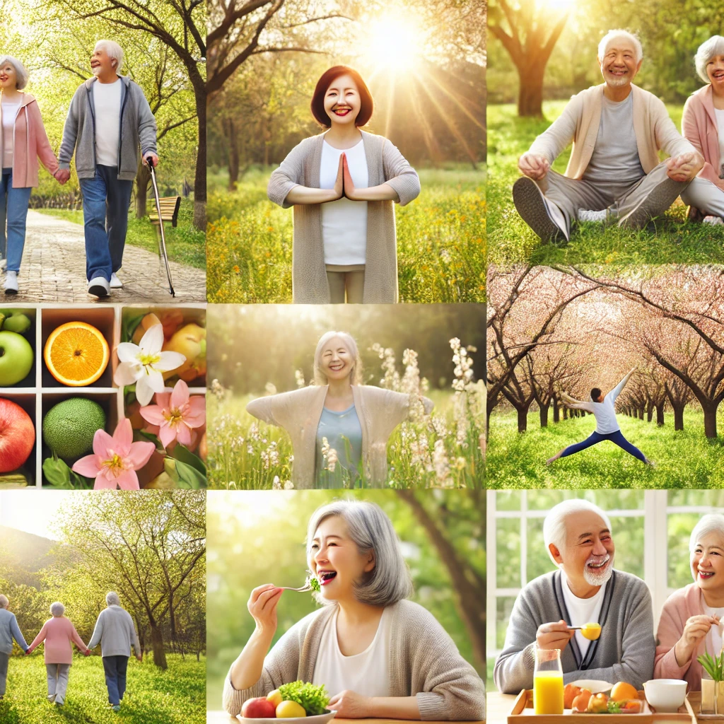 봄철 시니어 면역력 키우기 사진