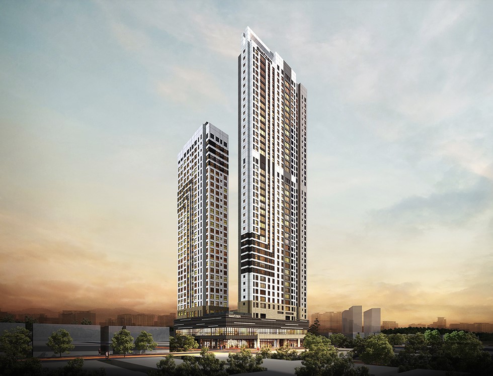 대전 씨엘리오 스위첸 오피스텔 조감도