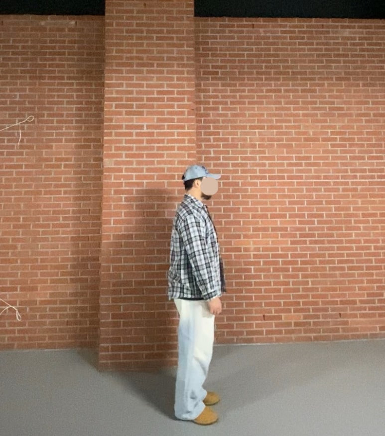 데일리룩('25. 11. 26.)엑스톤즈 빈티지 워싱 데님볼캡, 스탠다드에러 오버핏 포켓 체크 남방 셔츠, 어커버 티셔츠, 에러스익셉티드 와이드 데님팬츠, 호킨스 스웨이드 첼시부츠